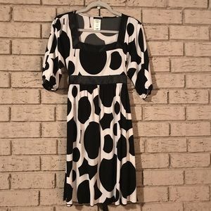 Geometric pattern dress